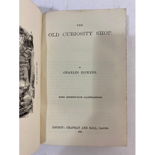 148 - CHARLES DICKENS. The Works, c. 1890. Charles Dickens. The Works, 16 volumes, half-titles, plates aft... 