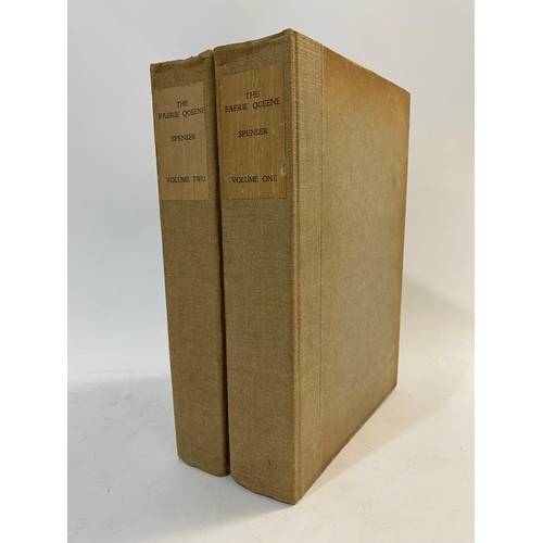 158 - EDMUND SPENSER. The Fairie Queen, 2 volumes, 1909. Edmund Spenser. The Fairie Queen, 2 volumes, one ... 