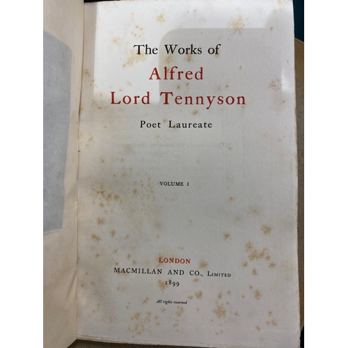 159 - ALFRED LORD TENNYSON. The Works, 17 volumes, 1899. Alfred Lord Tennyson. The Works..., 17 volumes, p... 