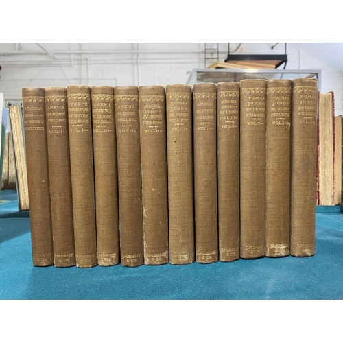 161 - HENRY FIELDING. The Works, 12 volumes, 1893. Henry Fielding. The Works, 12 volumes, number 42 of 150... 