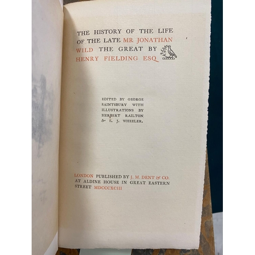 161 - HENRY FIELDING. The Works, 12 volumes, 1893. Henry Fielding. The Works, 12 volumes, number 42 of 150... 