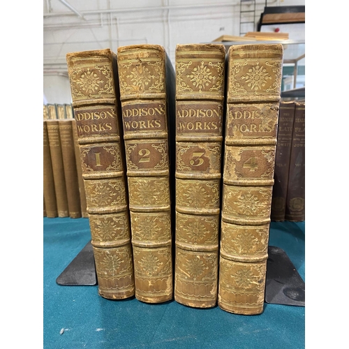 164 - JOSEPH ADDISON. The Works, 4 volumes, 1721. Joseph Addison. The Works, 4 volumes, first edition, eng... 