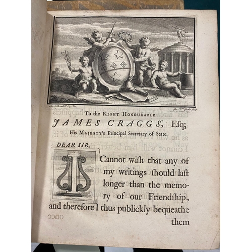 164 - JOSEPH ADDISON. The Works, 4 volumes, 1721. Joseph Addison. The Works, 4 volumes, first edition, eng... 