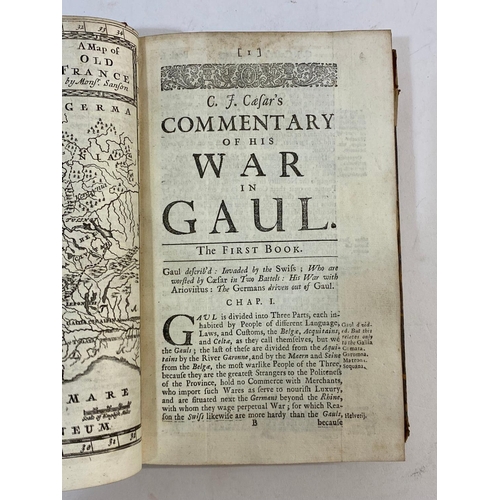 166 - MARTIN BLADEN, TRANSLATOR. C. Julius Caesar's Commentaries of His Wars in Gaul, 1726. Martin Bladen,... 