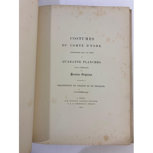 184 - GEORGE WALKER. The Costume of Yorkshire, 1885. George Walker. The Costume of Yorkshire, number 92 of... 