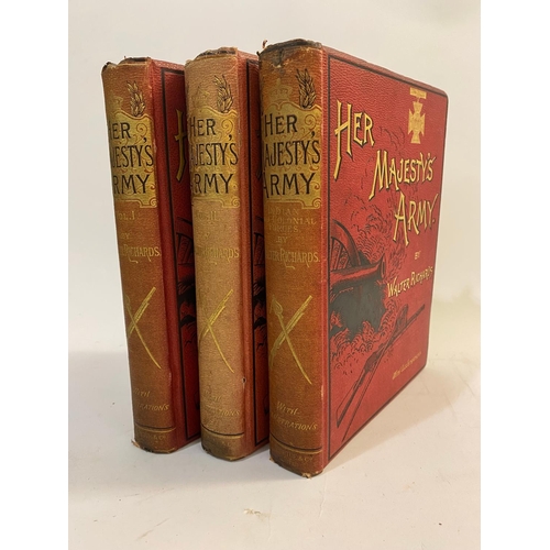 193 - WALTER RICHARDS. Her Majesty's Army, 3 volumes, c. 1890. Walter Richards. Her Majesty's Army, 3 volu... 