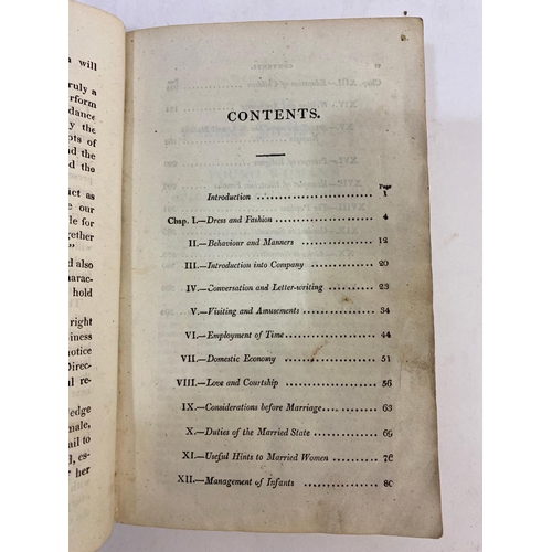 199 - ANON. The Female Instructor, 1824. Anon. The New Female Instructor; or Young Woman's Companion, engr... 