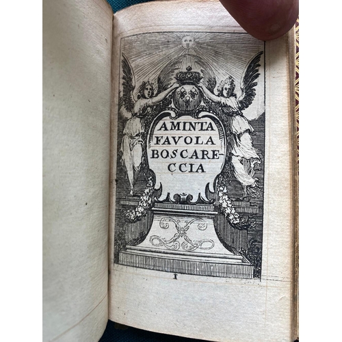 200 - TORQUARTO TASSO. Aminta, Favola Boscareccia, 1678. Torquarto Tasso. Aminta, Favola Boscareccia, engr... 