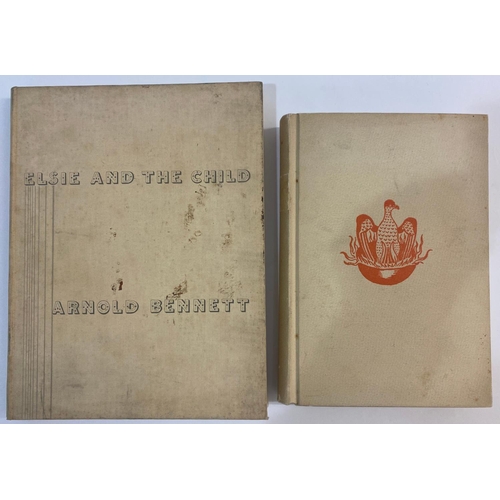 219 - ARNOLD BENNETT. Elsie and the Child, 1929, and one other. Arnold Bennett. Elsie and the Child. Drawi... 