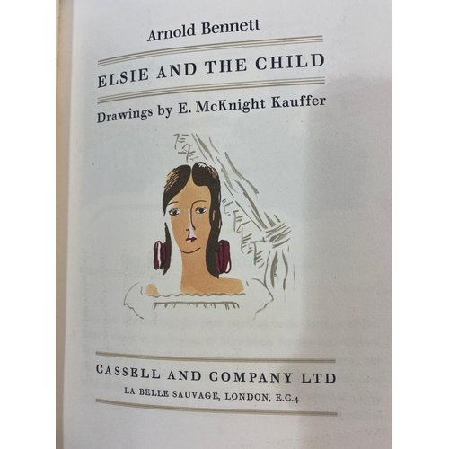 219 - ARNOLD BENNETT. Elsie and the Child, 1929, and one other. Arnold Bennett. Elsie and the Child. Drawi... 