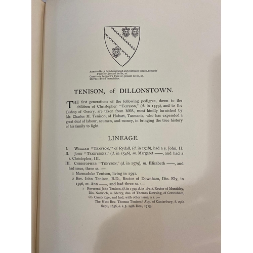 222 - CHARLES CROSLEGH. Descent and Alliances of Croslegh, or Crossle, or Crossley of Scaitcliffe, 1904. C... 