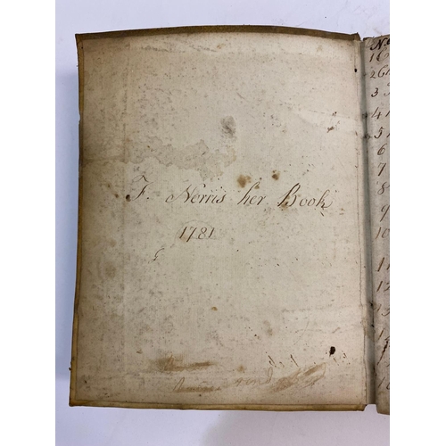 239 - ANON. Manuscript Recipe Book, late 18c. Anon. A late eighteenth century manuscript recipe book, incl... 