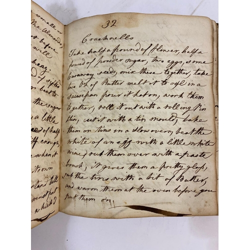 239 - ANON. Manuscript Recipe Book, late 18c. Anon. A late eighteenth century manuscript recipe book, incl... 