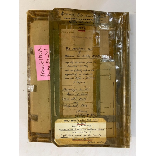 242 - ARTHUR MURRAY, LORD ELIBANK. A group of letters and documents concerning the 'Dakar' scandal of 1940... 