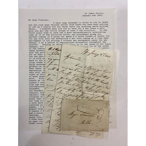 243 - PRINCE GEORGE, DUKE OF CAMBRIDGE. A series of autographed letters from Prince George, Duke of Cambri... 