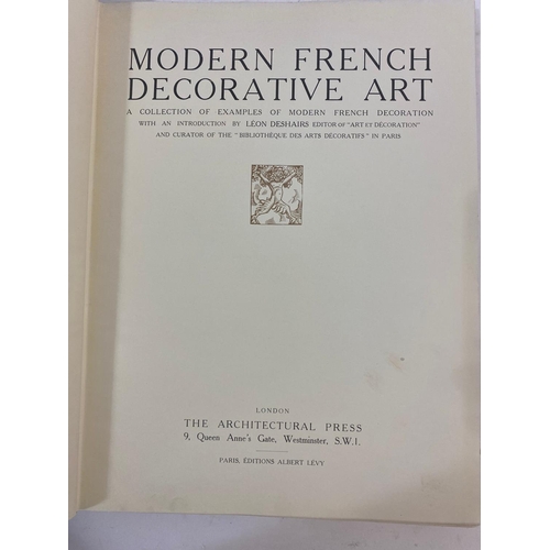 25 - LEON DESHAIRS. Modern French Decorative Art, 1926 and 1 other (2). Leon Deshairs. Modern French Deco... 