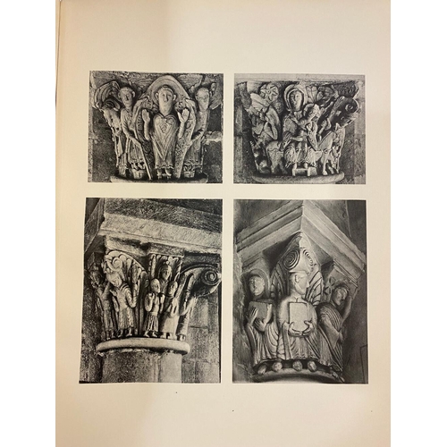 26 - PAUL DESCHAMPS. French Sculpture of the Romanesque Period, 1930 and 2 others (3). Paul Deschamps. Fr... 