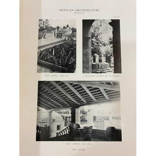 31 - ATLEE B. AYRES. Mexican Architecture, 1926 and 1 other. Atlee B. Ayres. Mexican Architecture, first ... 