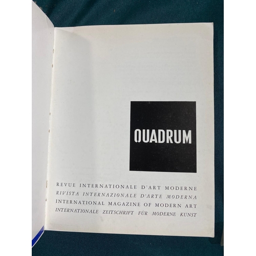 33 - VARIOUS. Quadrum. Revue Internationale d'Art Moderne, 13 issues, 1956-1966. Various. Quadrum. Revue ... 