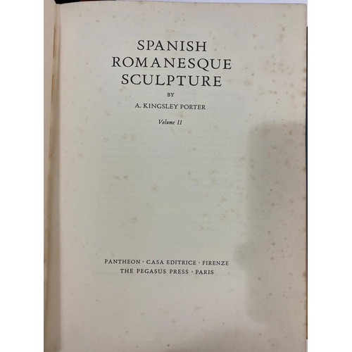 39 - A. KINGSLEY PORTER. Spanish Romanesque Sculpture, 2 volumes, 1928. A. Kingsley Porter. Spanish Roman... 