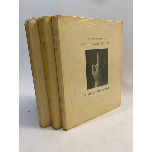 4 - ANDRE MALRAUX. Psychologie de L'Art, 3 volumes, 1947-1950. Andre Malraux. Psychologie de L'Art, 3 vo... 