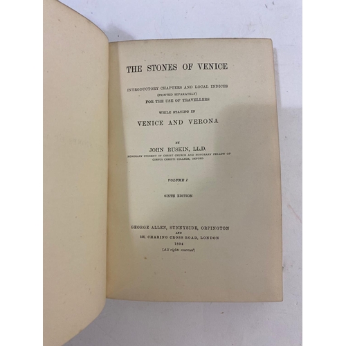 5 - JOHN RUSKIN. The Seven Lamps of Architecture, 1855, and 12 others. John Ruskin. The Seven Lamps of A... 