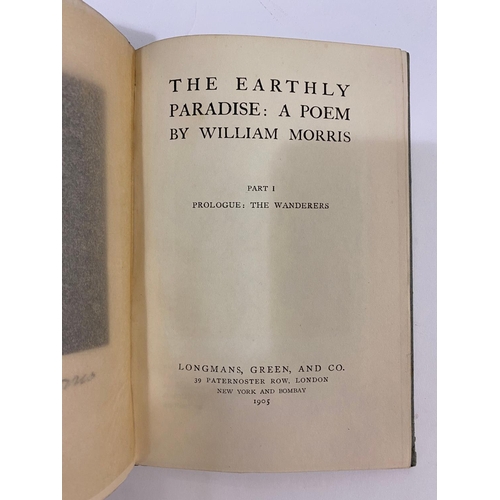 53 - WILLIAM MORRIS. The Earthly Paradise, 12 volumes, 1905. William Morris. The Earthly Paradise, 12 vol... 