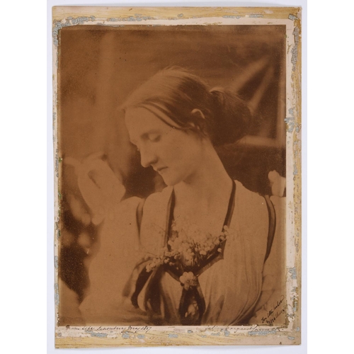 59 - JULIA MARGARET CAMERON. Mary Fisher (nee Jackson), albumen print, 1867. Julia Margaret Cameron Mary ... 