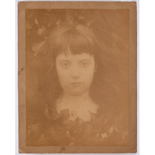 60 - JULIA MARGARET CAMERON. A Study (Florence Fisher), albumen print, 1872. Julia Margaret Cameron. A St... 