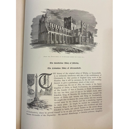 77 - FREDERICK ROSS. The Ruined Abbeys of Britain, 2 volumes, c.1880. Frederick Ross. The Ruined Abbeys o... 