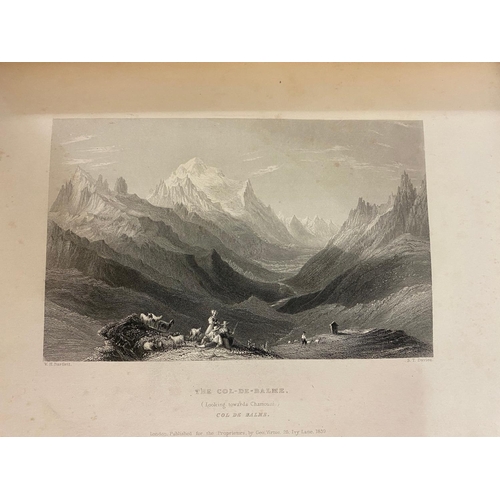 81 - WILLIAM BARTLETT. Switzerland... Illustrated, 2 volumes, 1836. William Bartlett and William Beattie.... 