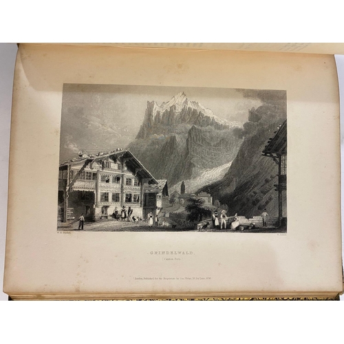 81 - WILLIAM BARTLETT. Switzerland... Illustrated, 2 volumes, 1836. William Bartlett and William Beattie.... 