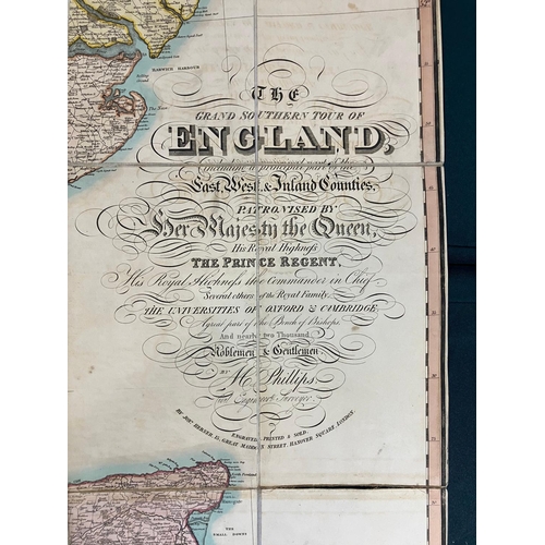 91 - M. PHILLIPS. The Grand Southern Tour of England, c. 1820. M. Phillips. The Grand Southern Tour of En... 