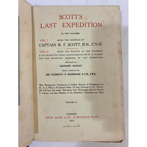 94 - SIR ROBERT FALCON SCOTT. Scott's Last Expedition, 2 volumes, 1915. Sir Robert Falcon Scott. Scott's ... 