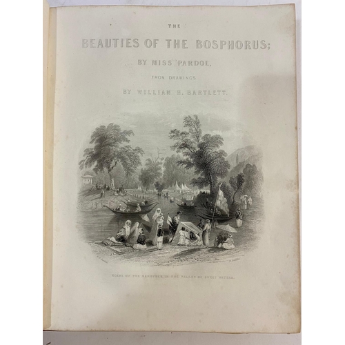 98 - JULIA PARDOE. The Beauties of the Bosphorus, 4 volumes only, c. 1840. Julia Pardoe. The Beauties of ... 