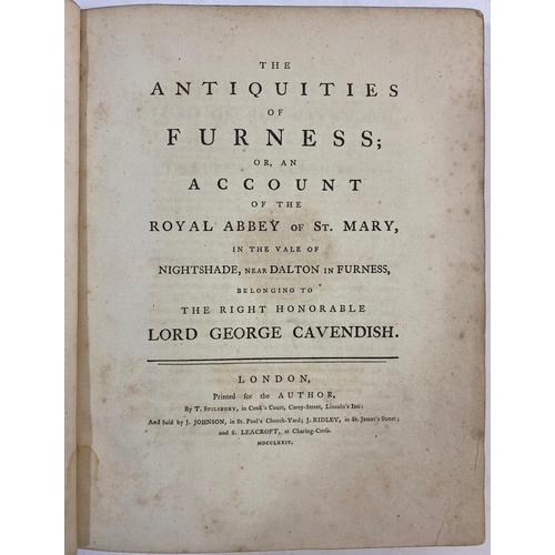 99 - THOMAS WEST. The Antiquities of Furness, 1774. Thomas West. The Antiquities of Furness; or, An Accou... 