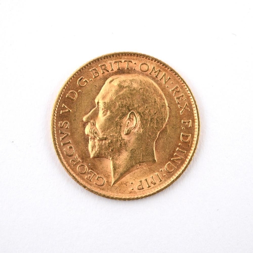 963 - A GOLD HALF SOVEREIGN. 1912  **BP 22.5% inc VAT + Lot Fee of £8