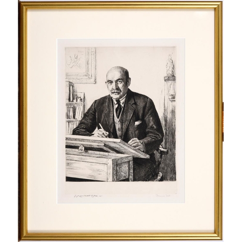 578 - FRANCIS DODD, RA (1874-1949). MUIRHEAD BONE DRAWING. Etching with drypoint, 1931, signed by artist a... 