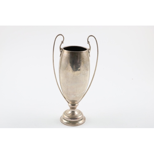 159 - ENGLISH BOWLING ASSOCIATION INTEREST:-. a George V two-handled trophy cup, with long loop handles an... 