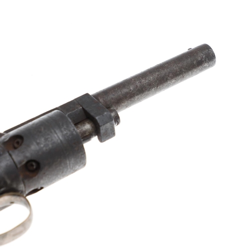 19 - A SIX SHOT MASSACHUSETTS ARMS CO. WESSON LEAVITT'S PATENT SIDE HAMMER REVOLVER. A six shot side hamm... 