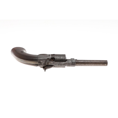 19 - A SIX SHOT MASSACHUSETTS ARMS CO. WESSON LEAVITT'S PATENT SIDE HAMMER REVOLVER. A six shot side hamm... 