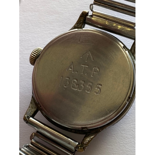 279 - A TIMOR MILITARY WRISTWATCH. A Stainless Steel cased Wristwatch, the 26mm dial with seconds dial mar... 