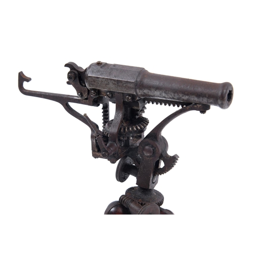 36 - A FINE SCALE MODEL OF AN ITALIAN MOUNTAIN GUN. An unusual engineers model of a mid 19th century Ital... 