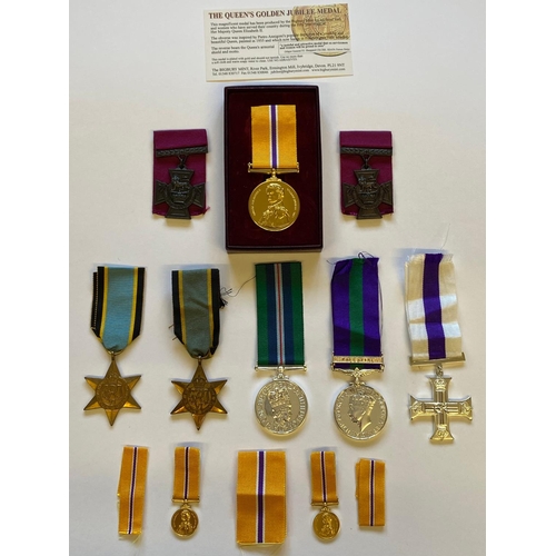 396 - A COLLECTION OF UNOFFICIAL OR UNNAMED COPY MEDALS. A Northern Ireland Prison Service Medal on ribbon... 