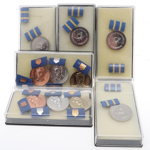 397 - A COLLECTION OF WORLD AND COPY MEDALS. A collection of world and copy medals to include European and... 