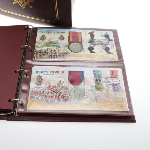 399 - THE MEDAL COLLECTION. A COLLECTION OF POSTAL COVERS WITH REPLICA MEDAL. A collection of forty postal... 