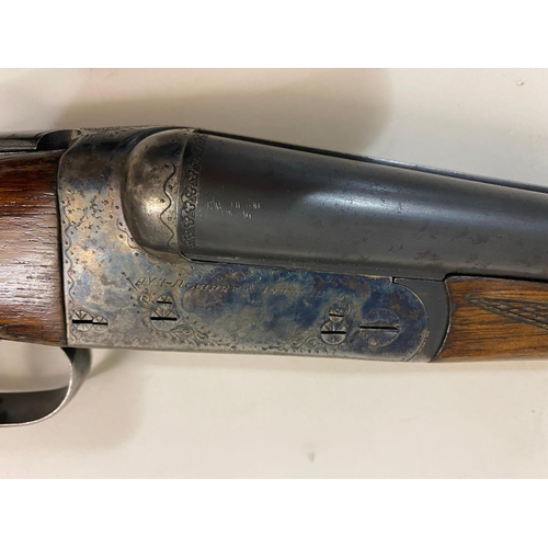 43 - A 20 BORE AYA 20 BORE DOUBLE BARREL SHOTGUN. An AYA 20 Bore Shotgun with 69cm side by side ejector b... 