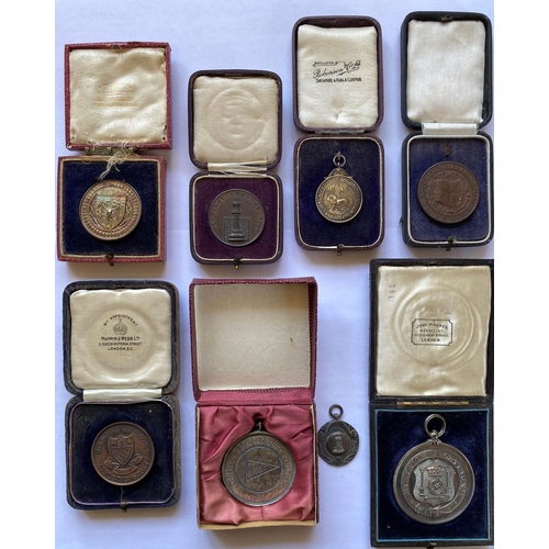 435 - A TURNERS COMPANY PRIZE MEDAL AND OTHER AWARD MEDALS. A TURNERS COMPANY OF LONDON PRIZE MEDAL FOR MA... 