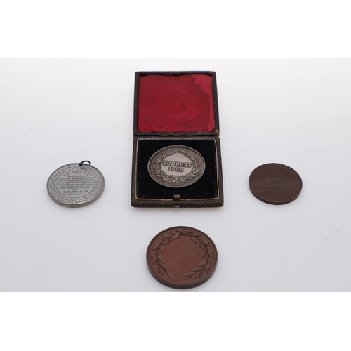 438 - A COLLECTION OF VICTORIAN GREAT EXHIBITION AND PROVINCIAL EXHIBITION REWARD AND SOUVENIR MEDALS. A T... 