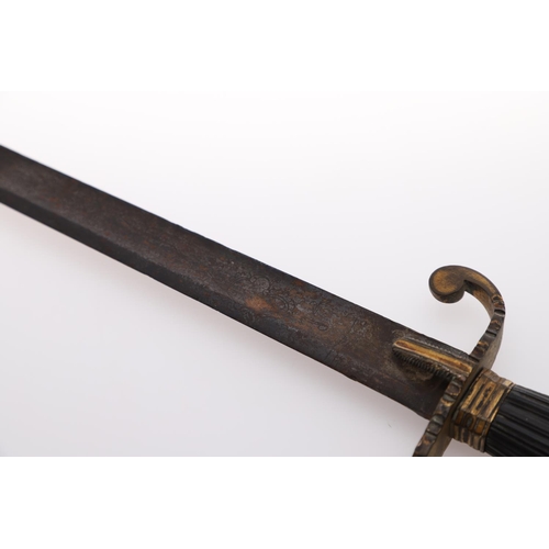 61 - A 1786 PATTERN ROYAL VOLUNTEER'S SWORD. With an 81.5cm pointed blade with full length fuller and sin... 